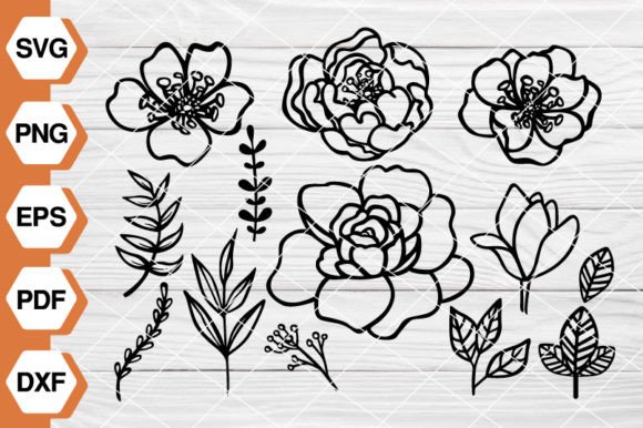 Flowers SVG Bundle EP-63: A Graphic Asset for Local Branding