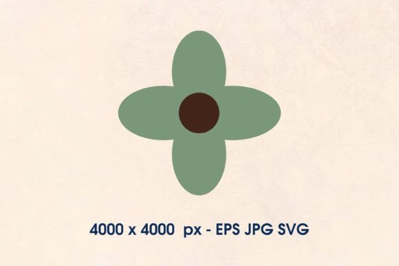 Green Flowers Svg: A Graphic Asset for Crafting