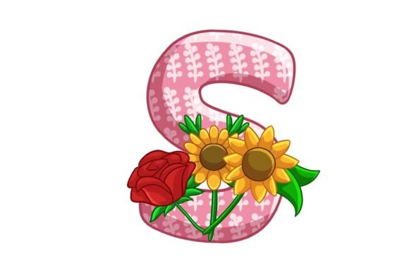 Spring Flowers Graphics for Crafting