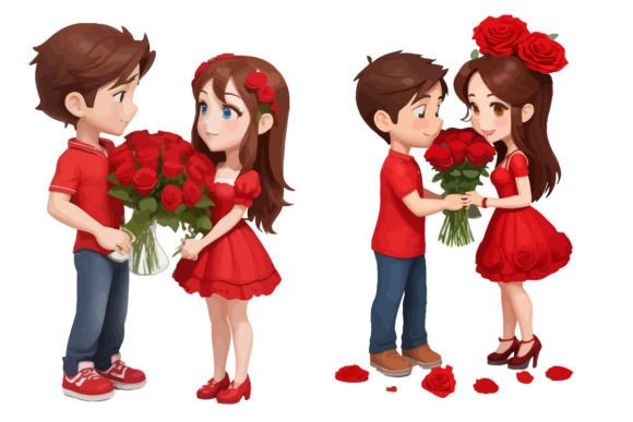 Valentine s Day Rose Flowers Graphics